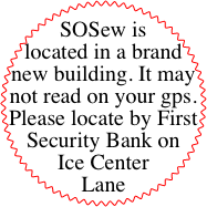 SOSew is located in a